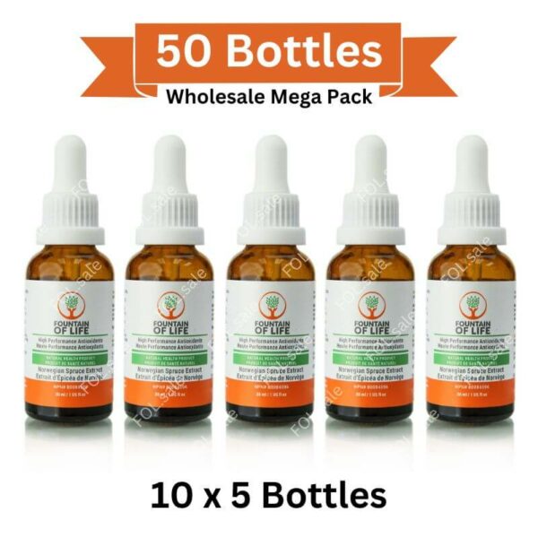 fountain of life supplement 50 bottles mega pack