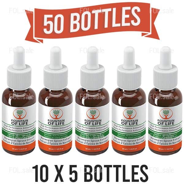 fountain of life supplement 50 bottles mega pack